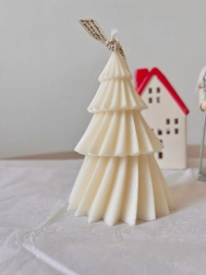 Ručně vyráběná sójová svíčka Vánoční stromek