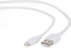 Bílý USB kabel 8-pin 1m