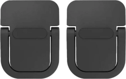 Univerzální hliníkové podložky pod notebook, černé