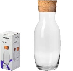Karafa s přírodním korkem Pure 1 l Krosno
