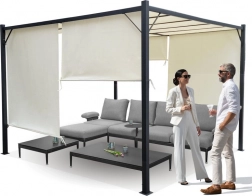 Pergola Para Sole Zona 3x3x2m se stínícím voděodolným zastřešením