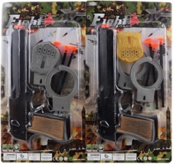 Policejní sada pro děti s pistolí a doplňky