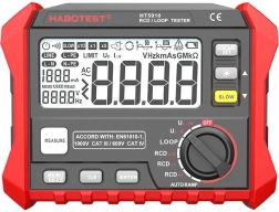 Digitální tester odporu a RCD Habotest HT5910