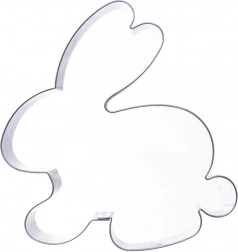 Ocelové vykrajovátko zajíček 10 cm