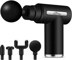 Masážní pistole s 4 hlavicemi