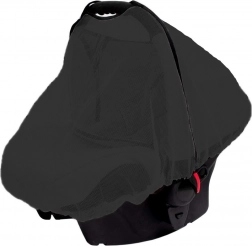 moskytiéra na autosedačku new baby basic černá