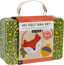 kreativní sada kabelka liška a peněženka žalud PETIT COLLAGE