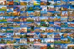 Ravensburger puzzle Krásná místa Evropy 3000 dílků