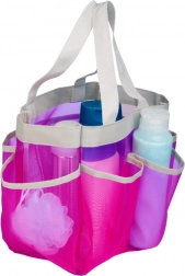 Síťová plážová taška na hračky – růžová