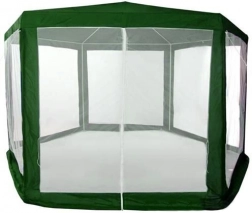 Zahradní komerční pavilon s moskytiérou 2 × 2 × 2 m, zelený, MultiGarden