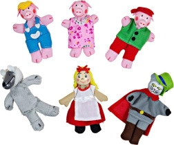 Prstoví maňásci pohádkové postavičky Bigjigs Toys