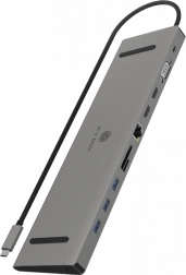 Icy Box 11v1 USB‑C dokovací stanice s podporou 100W PD