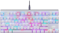 mechanická herní klávesnice motospeed ck101 rgb bílá