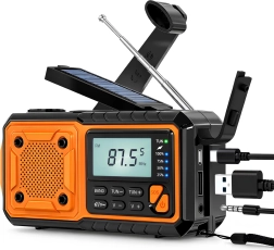 Nouzové solární rádio Renew Force s powerbankou a dynamem