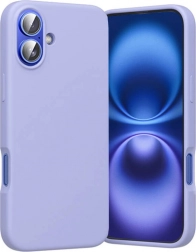 silikonové pouzdro s MagSafe pro iPhone 16 – Vention, lila