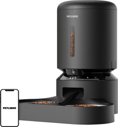 Petlibro dávkovač krmiva Granary s kamerou a dvojitou miskou, 5 l (černý)