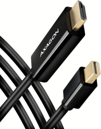Aktivní kabel Mini DisplayPort na HDMI 1.4, 1.8 m — AXAGON