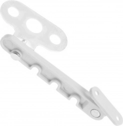 Blokáda okna s omezovačem otevření, 4stupňová regulace, bílá