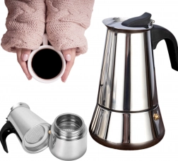 Kávovar moka z nerezové oceli 600 ml