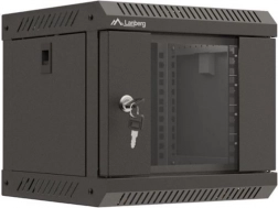 Závěsná instalační skříň Lanberg Rack WF11 10" 4U 300x300 Černá