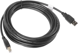 USB 2.0 kabel AM–BM 5 m černý