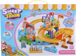 Barevná sada vláčků na baterie