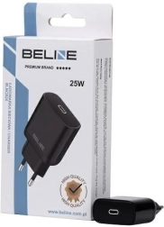 Síťová nabíječka 25W GaN USB‑C PD 3.0 bez kabelu – Černá