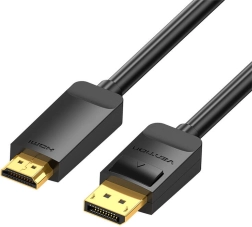 Vention kabel DisplayPort na HDMI 2 m, 4K při 30 Hz, černý