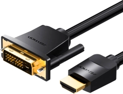 Hdmi na dvi (24+1) kabel 3 m 4k 60 hz/1080p 60 hz černý