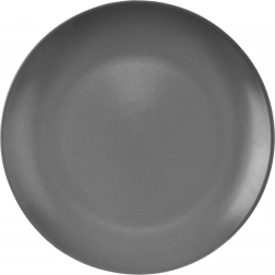 Keramický dezertní talíř šedý Alfa 21,5 cm