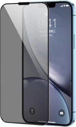 Tvrzené sklo s černým okrajem pro iPhone 15 Pro