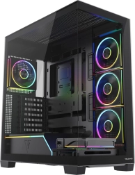 Počítačová skříň Modecom Volcano Stellar Plus ARGB Midi 5F, černá