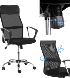 Ergonomická kancelářská židle ErgoLux Pro Mesh s prodyšnou síťovinou
