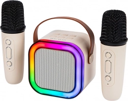 Bluetooth karaoke reproduktor s RGB osvětlením