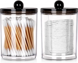 Sada dóz na vatové tyčinky a odličovací tampony, 2 ks