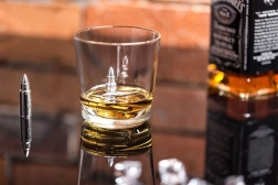 Kovové chladicí náboje do nápojů, 4 ks