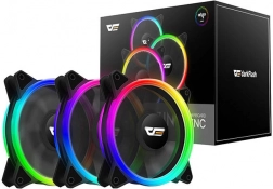 Sada ARGB počítačových ventilátorů Darkflash DR12 Pro 3v1