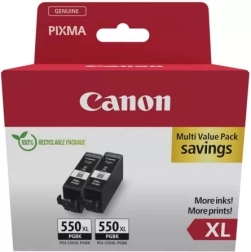 Černý inkoustový zásobník Canon PGI-550XL dvoubalení