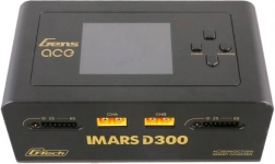 Chytrá duální nabíječka Gens Ace IMARS D300 G‑Tech AC/DC 300 W / 700 W – černá
