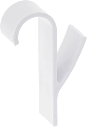 Háček na koupelnový radiátor – bílý