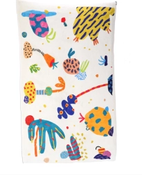 Koberec dětská pěchací podložka 140 × 80 cm béžová