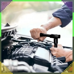 Sada rázových nástrčných hlavic 3/8'', 50 dílů v kufru