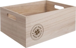 Dřevěná úložná bedýnka Home Made 31 × 21 × 13 cm