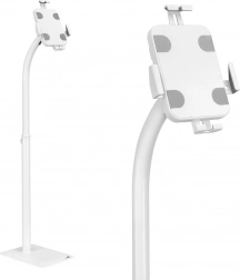 Podlahový stojan na tablet se zámkem 7,9–11" MACLEAN bílý