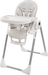 Jídelní židlička NEW BABY Iris, teple šedá