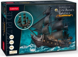 Svítící 3D puzzle plachetnice Queen Anne's Revenge