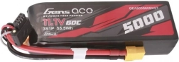 gens ace g-tech 5000mah 11,1 v 60c 3s krátká lipo baterie s konektorem xt60