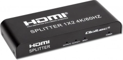 Aktivní HDMI splitter 1x2 4K/60 Hz QOLTEC