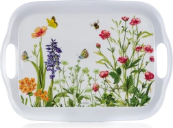 Melaminový servírovací tác Meadow 36 × 25,5 cm s úchyty