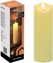 led svíčka 17 × 5 cm s mihotajícím plamenem RUHHY